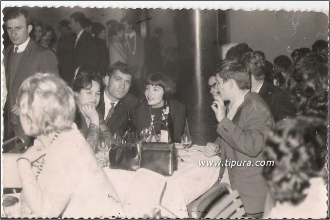 Ajsa i Lazo Milic na zabavi,1972
