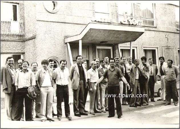 Sportski radnici Doboja na finalu kupa Sloga-Metaloplastika (1983)