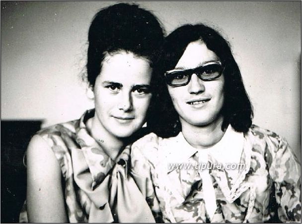 Slela Josipovic i prijateljica godine 1969